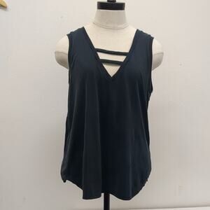 Wanderlux Black Tank Top Essential size small